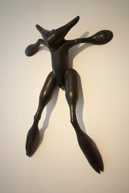 Emma Woffenden: Elephant Revenge Exhibition, 2012. Transformer. jesmonite and fibre glass. dimensions 91x64x20cms