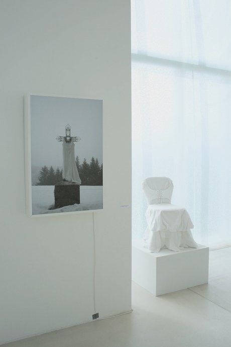 Emma Woffenden: Anima Animus, 2009. Cross-dressing with Dress Chair