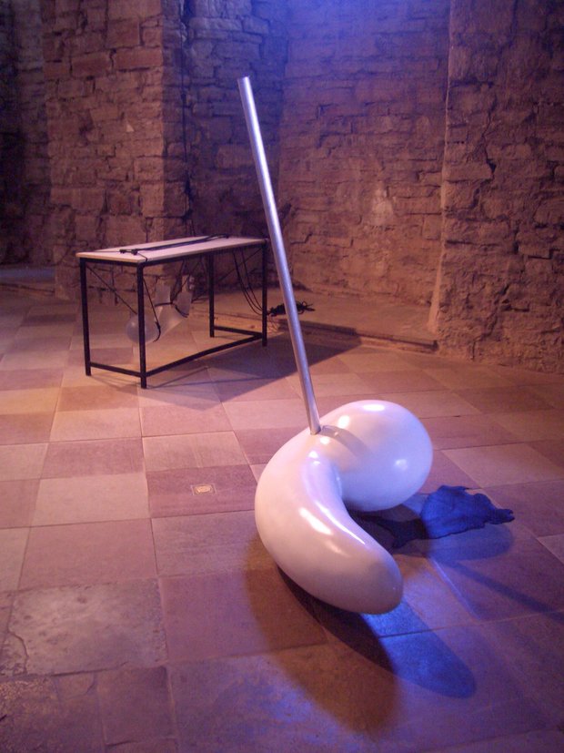 Emma Woffenden: Borgholm Castle installation, 2005. 