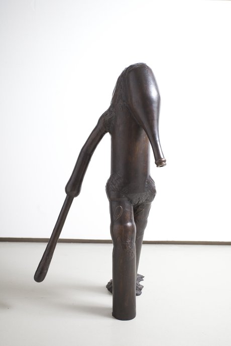 Emma Woffenden: Works in bronze, 2012. Elephant Revenge 1. dimensions 82x35x43 cms. Bronze edition of 3, photos Phil Sayer courtesy of MarsdenWoo gallery.