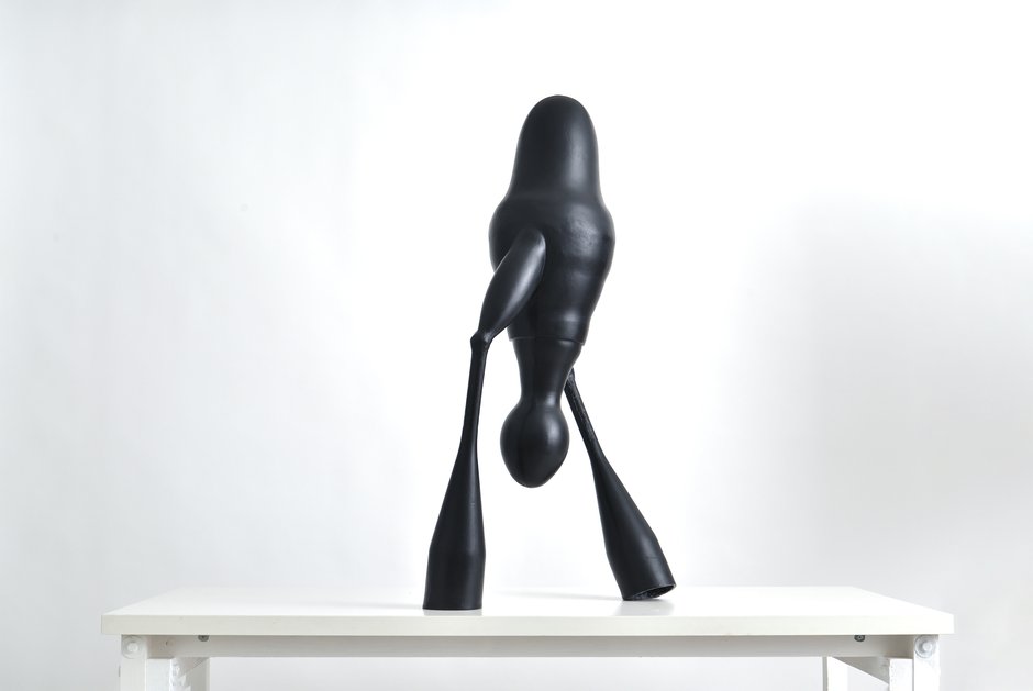 Emma Woffenden: New Body edition and Who Will Have the Power to do What to Whom., 2020. 'New Body' H104 x W45 x D40cm Jesmonite suitable for outside and inside.