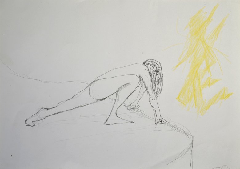 Emma Woffenden: Wall of Drawings, 2015. Yellow Spirit.